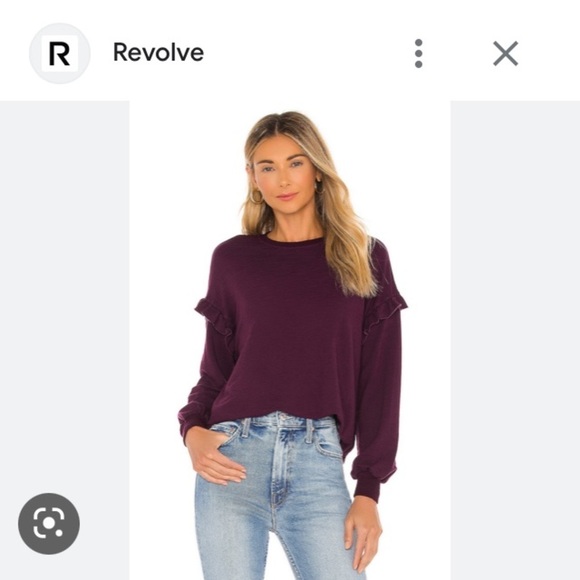 Monrow light weight sweater 70 rayon 27 cotton 3 spandex - Picture 1 of 7